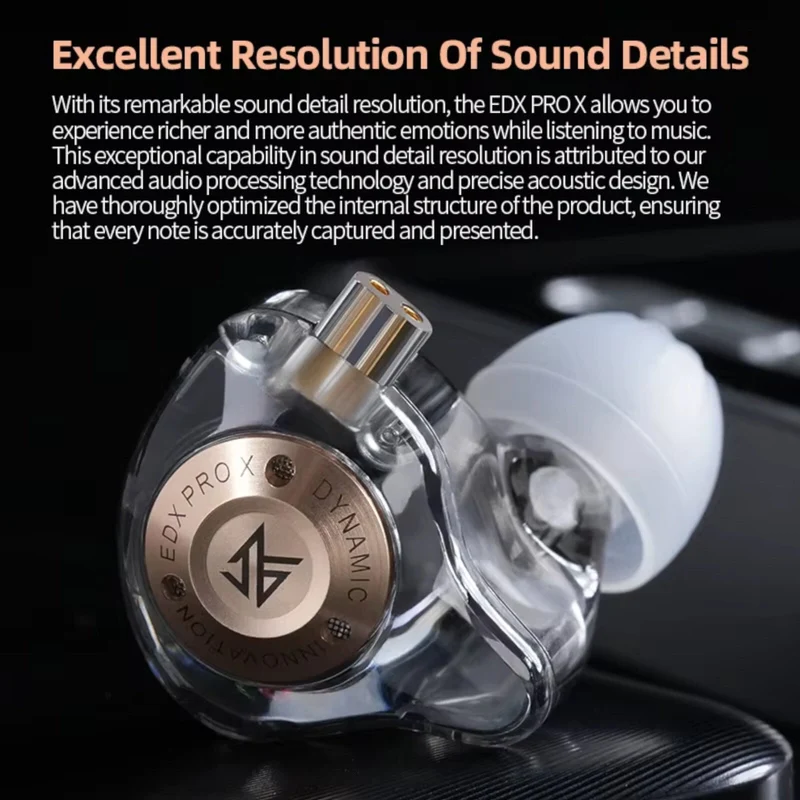 KZ EDX Pro X High-End Professional HiFi In-Ear Kopfhörer Headset