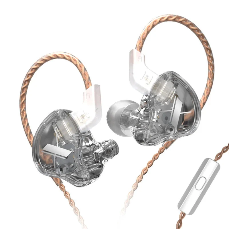 KZ EDX High-End Professional HiFi In-Ear Kopfhörer Headset Schwarz Weiß Kristall