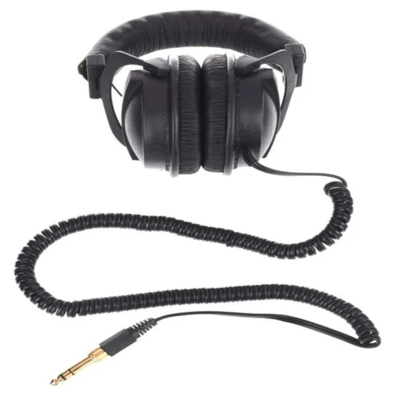 Superlux HD660 Stereo Kopfhörer Schwarz Silber mit Zubehör 6.3 mm Adapter Neu