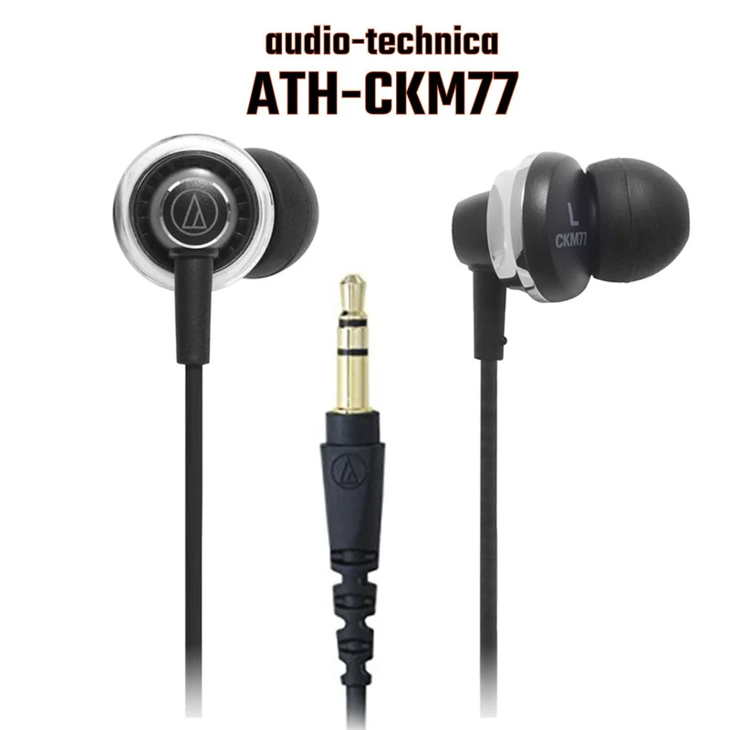 Audio Technica ATH-CKM77 Premium Kopfhörer In-Ear Headphone Earphone