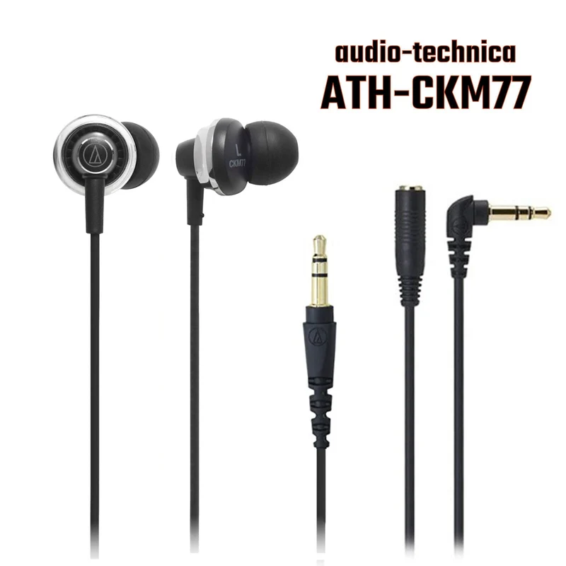 Audio Technica ATH-CKM77 Premium Kopfhörer In-Ear Headphone Earphone