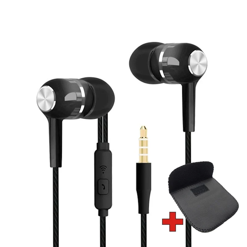 Super Bass In-Ear Kopfhörer Ohrhörer S12 Headset Earphone Headphone + Tasche