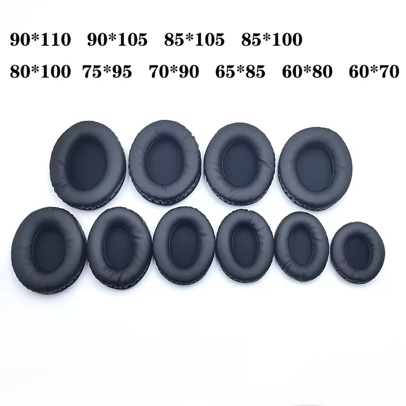 Ohrpolster Oval Kissen für Kopfhörer 60x70mm - 90x110mm