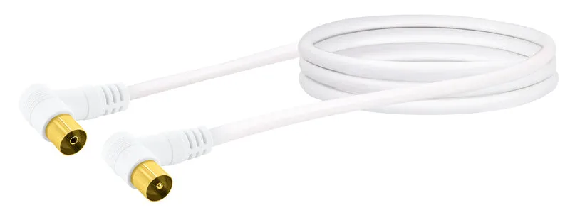 Antennenkabel mit Winkelstecker 1,5 - 3 m 90 dB