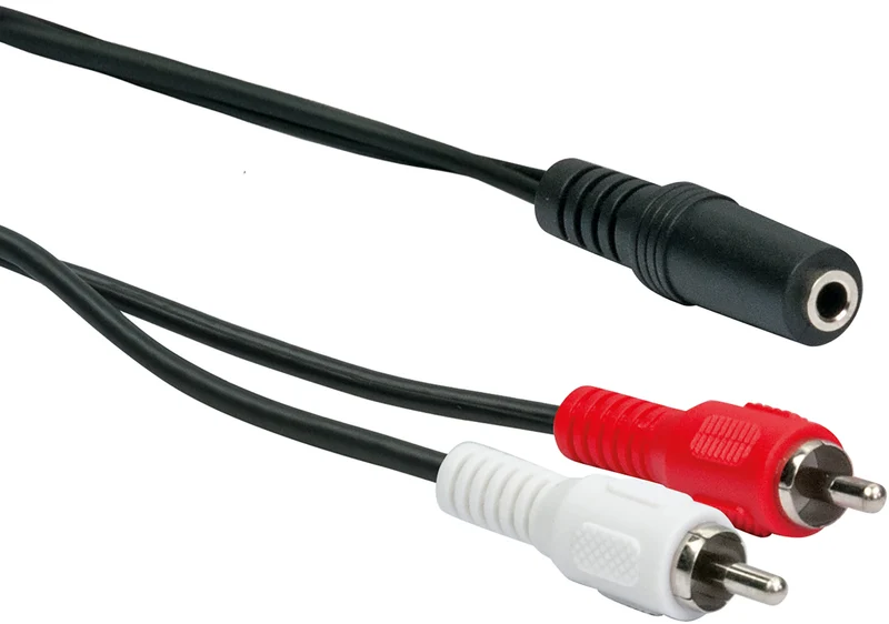 KLINKE/CINCH Y Adapterkabel