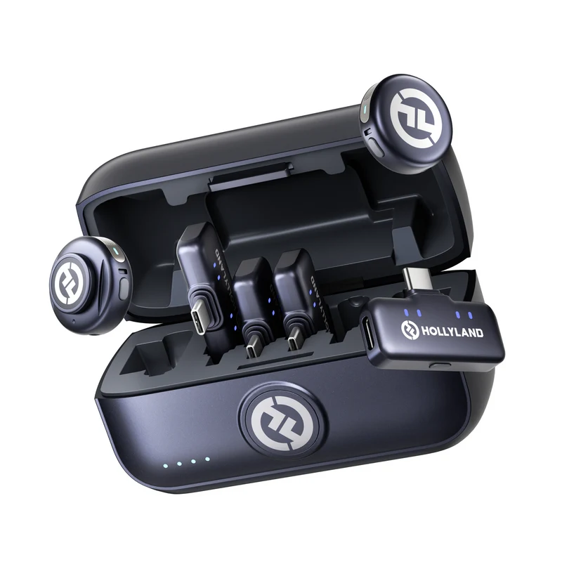 Hollyland Lark M3 Wireless Microphone Kit 2TX+4RX