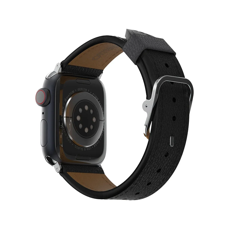 OtterBox Cactus Leather Band for Apple Watch (38-41mm) - Black