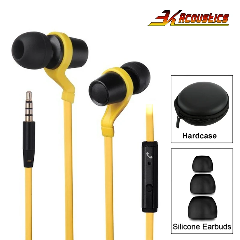 Mega Bass Headset Kopfhörer MB99 High Quality Flachkabel + Kopfhörertasche