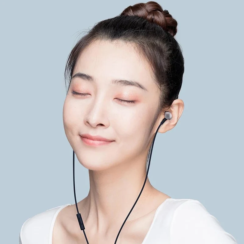 Original XIAOMI Mi Capsule In-Ear Kopfhörer Headset 3.5mm In-Ohr Schwarz