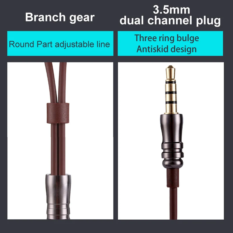 High-End In-Ear Headset 3 Unit Drive Professional HiFi Kopfhörer Micro i8