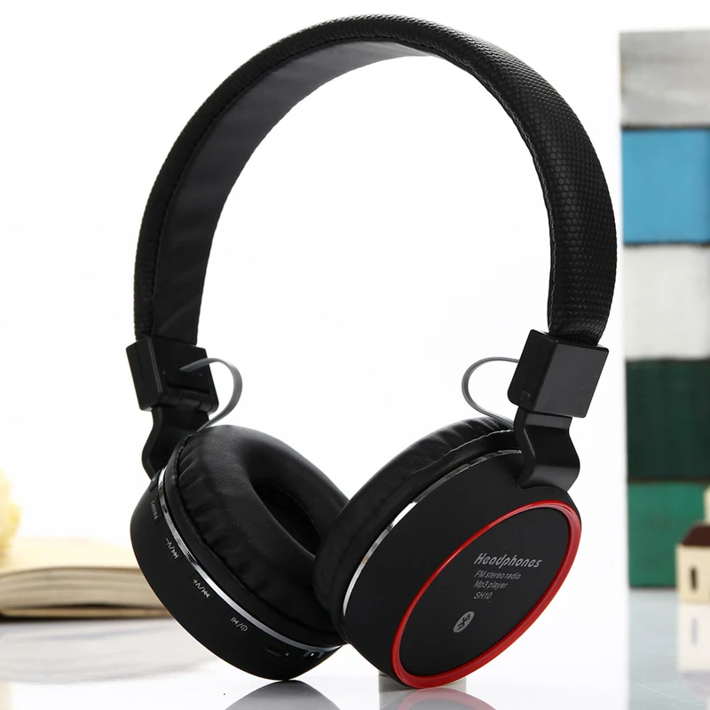 Super Bass Bluetooth Kopfhörer/Headset SH10 Wireless Headphone TF-Karte 3.5 mm