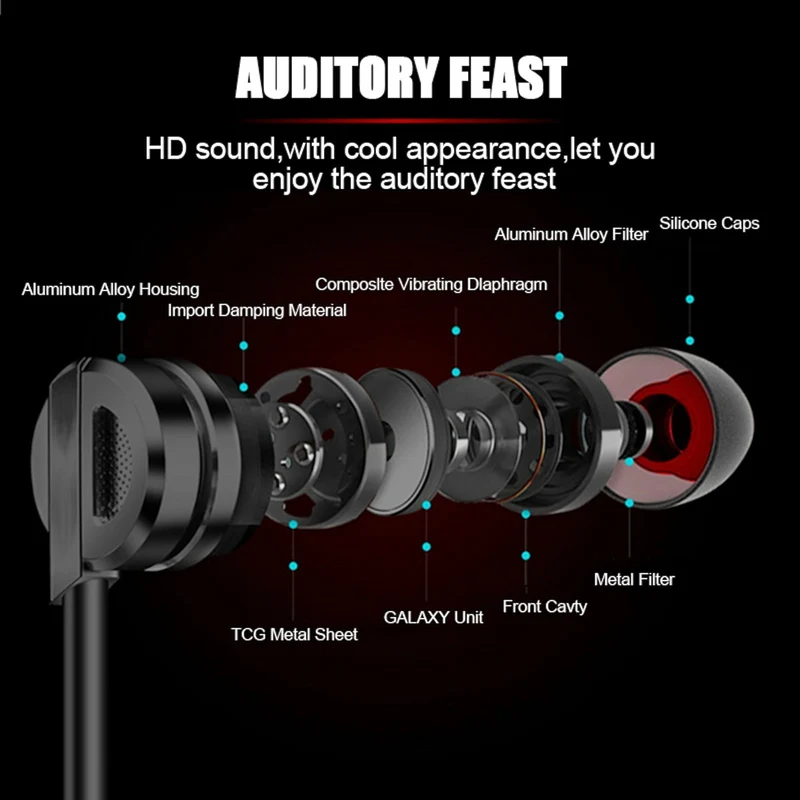 Super Bass In-Ear Headset Kopfhörer KZ DM9 Professional Gunmetal in PU Hardcase