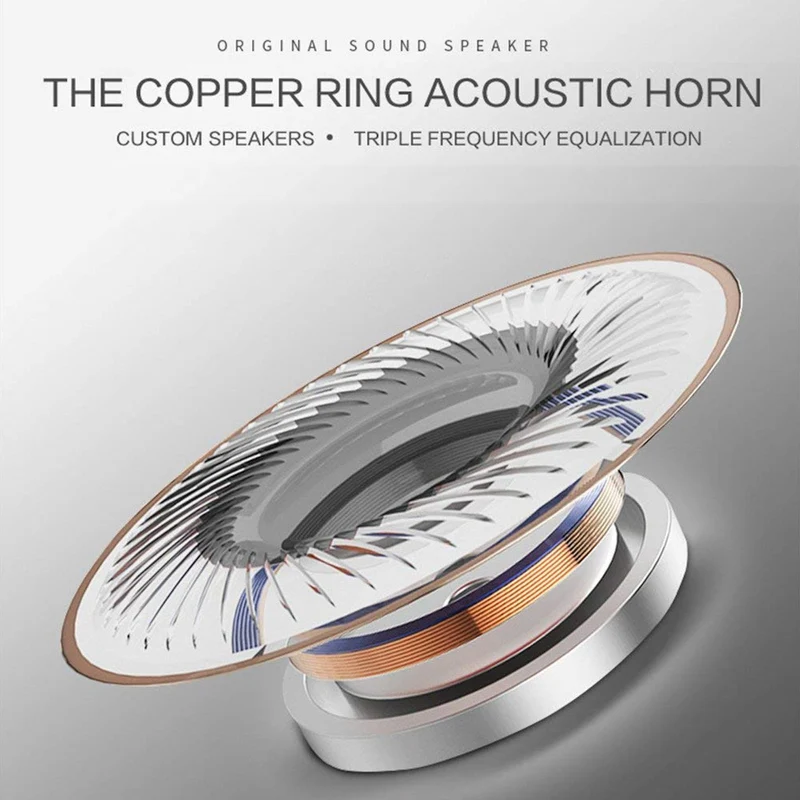 Super Bass High-End In Ear Kopfhörer QKZ DM4 Gold Ohrhörer, austauschbare Kabel