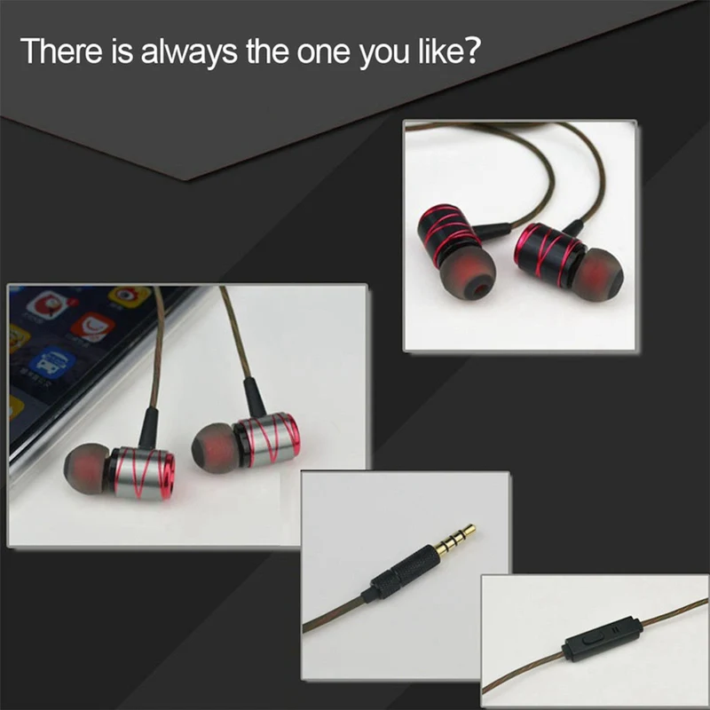 High-End Headset Kopfhörer KZ ED1HS Schwarz Rot In-Ear in PU Hardcase - Bass