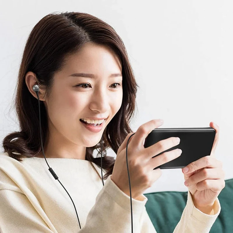 Original XIAOMI Mi Capsule In-Ear Kopfhörer Headset 3.5mm In-Ohr Schwarz