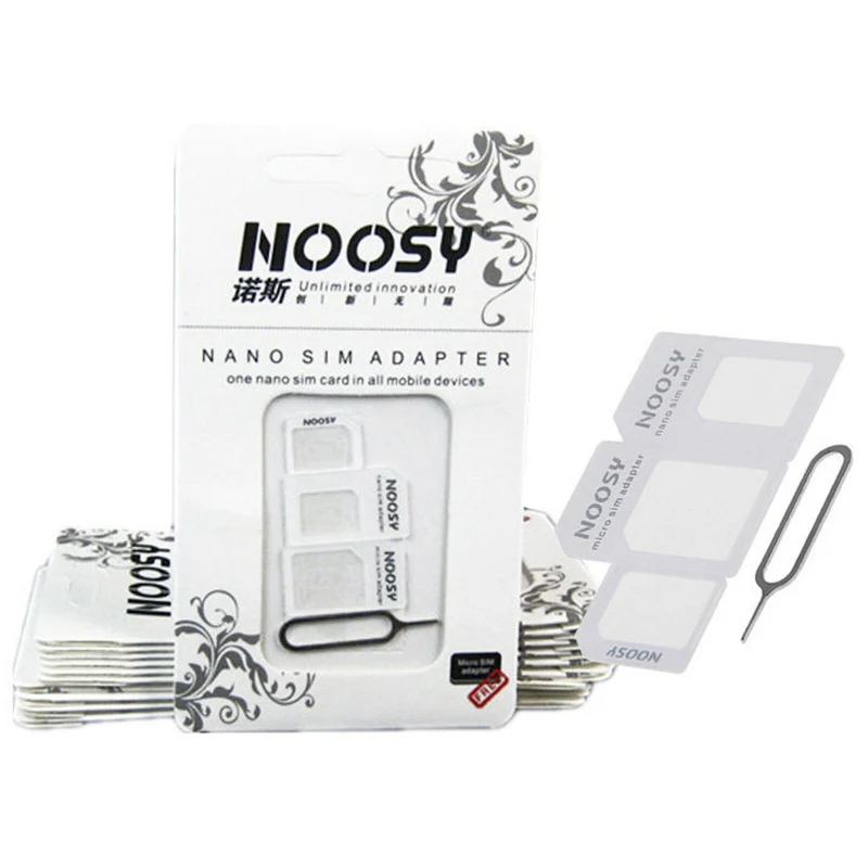 Universal Handy & Tablet Nano Sim Kartenadapter Micro Kartenleser Set 4-teilig