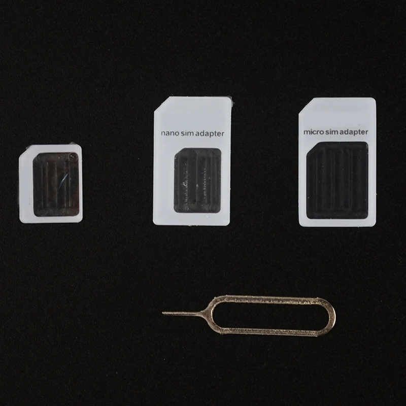 Universal Handy & Tablet Nano Sim Kartenadapter Micro Kartenleser Set 4-teilig