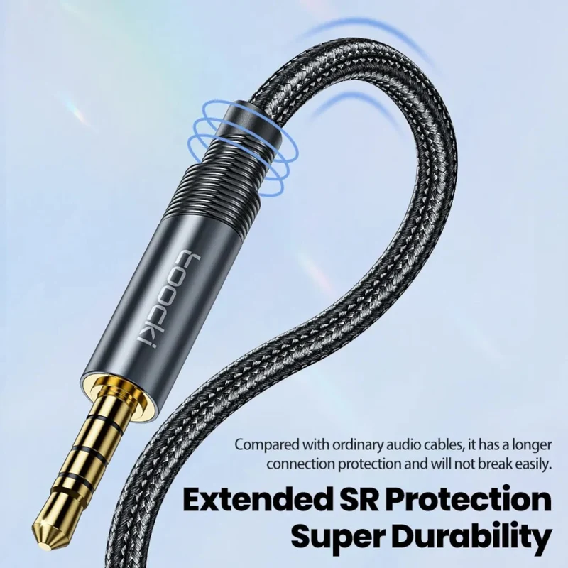 Toocki 3m Audio Stereo Kopfhörer Headset Verlängerung 4-polig 3,5mm Klinke