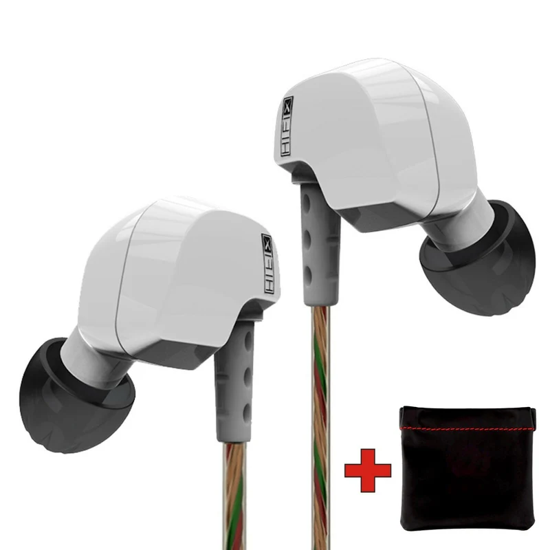 KZ HD9 Hi-Fi In-Ear Ohrhörer Premium Super Bass Sound, Earphone weiss