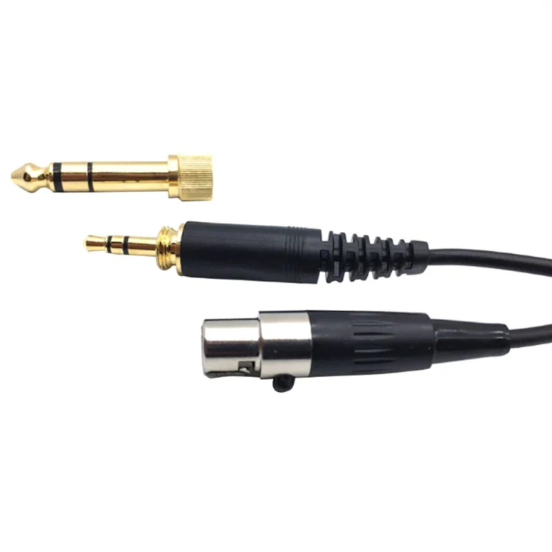3m Kopfhörer Spiral Kabel Mini-XLR Anschlußkabel für AKG beyerdynamic Pioneer AA