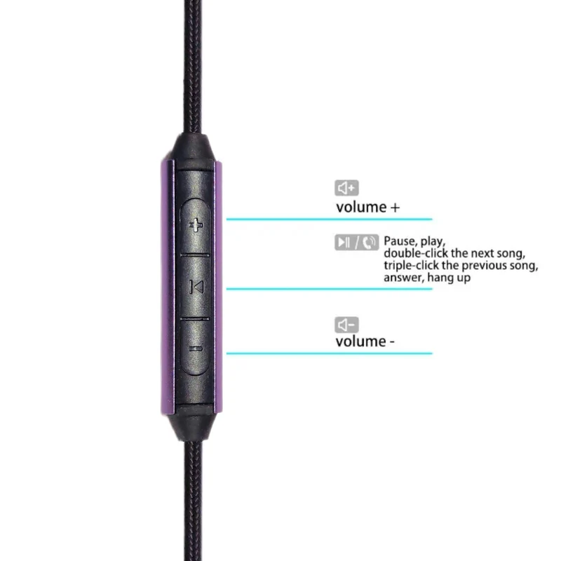 1,35 m Audio Anschlusskabel mit Mic Sennheiser Momentum 2.0 / HD4.30 4.40 4.50