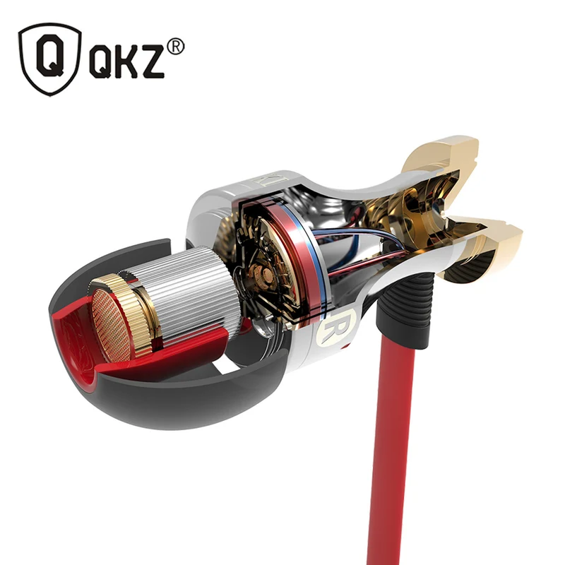 Premium Headset Kopfhörer QKZ-KD1 Pro HiFi In-Ear-Headset Ohrhörer