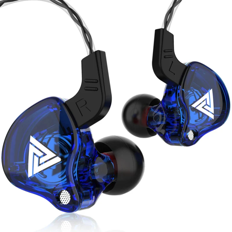 Premium Headset Kopfhörer QKZ-AK6 HiFi In-Ear-Headset Ohrhörer + Hardcase
