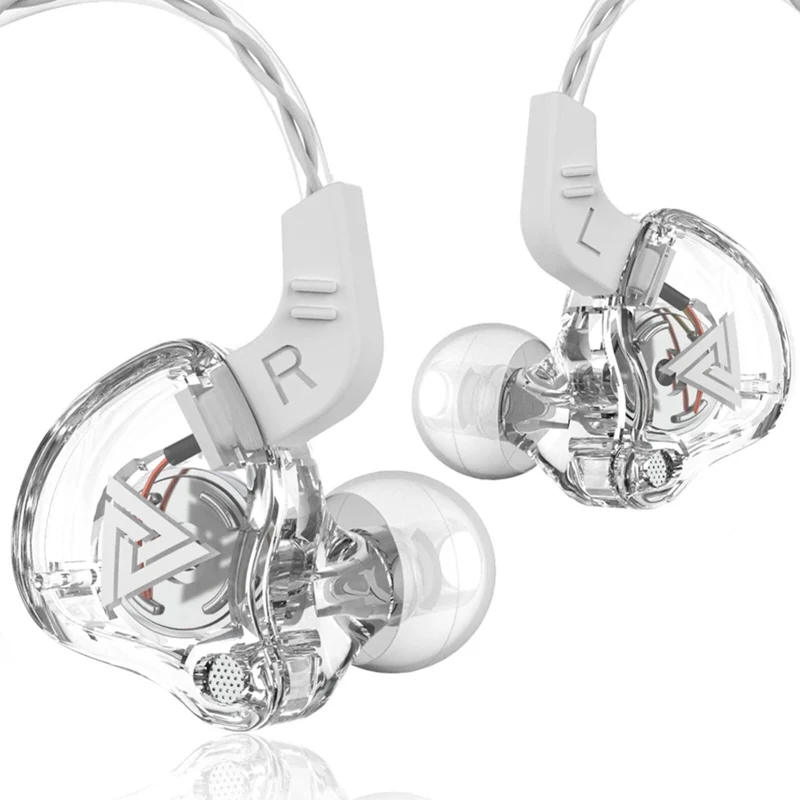 Premium Headset Kopfhörer QKZ-AK6 HiFi In-Ear-Headset Ohrhörer + Hardcase