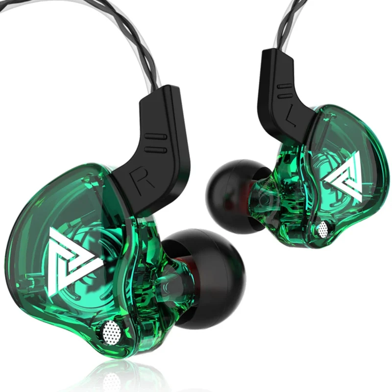 Premium Headset Kopfhörer QKZ-AK6 HiFi In-Ear-Headset Ohrhörer + Hardcase