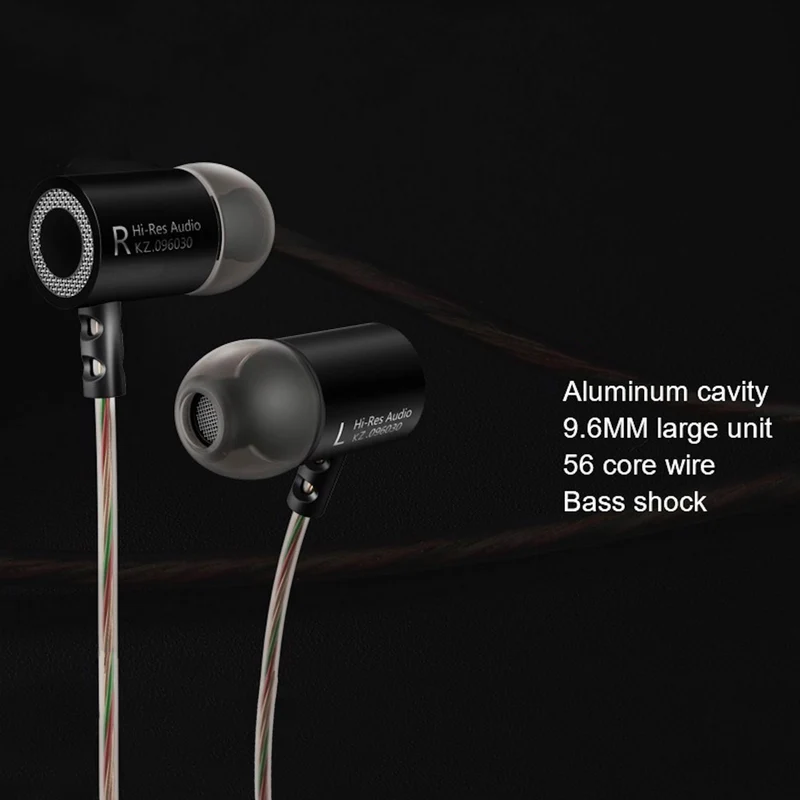 Original KZ Z1 black High-End Kopfhörer In-Ear PU-Hardcase Bass Beats