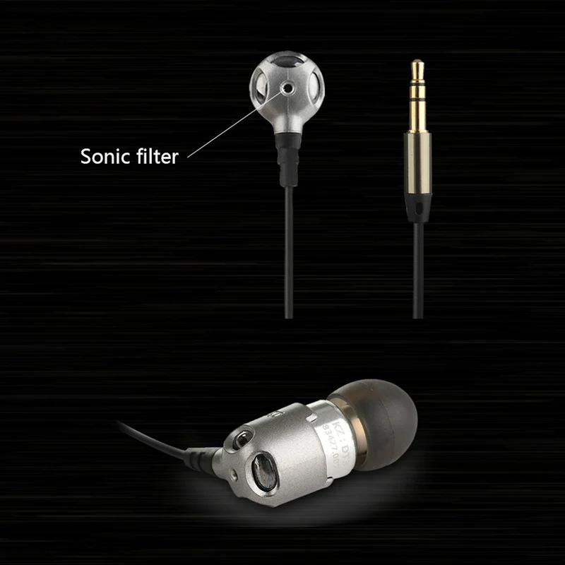 KZ DT3 Professional High-End Double Unit Headphone Kopfhörer In-Ear PU Hardcase