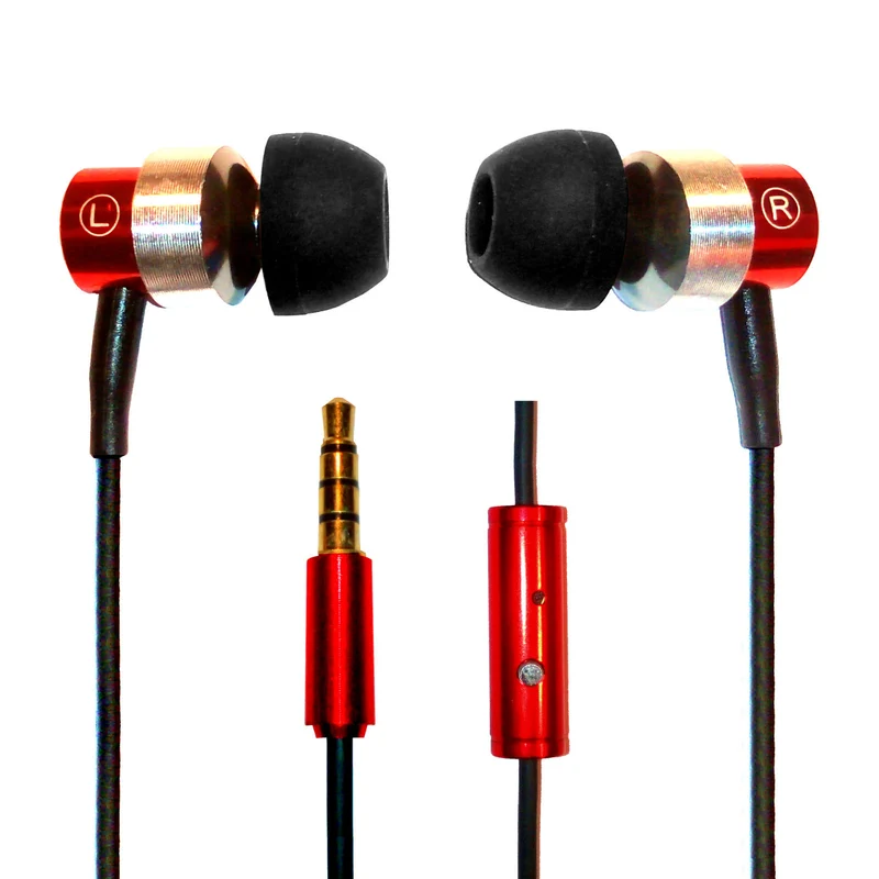 KZ Pro 3 Hi-Fi In-Ear Ohrhörer Premium Super Bass Sound, Earphone Headset rot