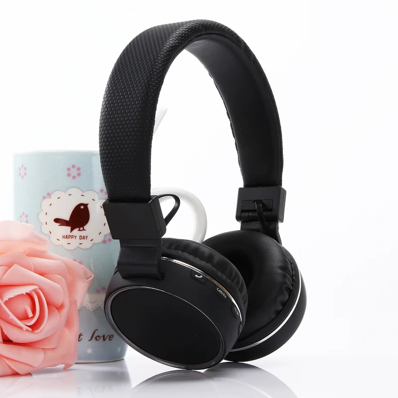Bluetooth Kopfhörer/Headset SH17 Wireless Headphone TF-Karte 3.5 mm schwarz