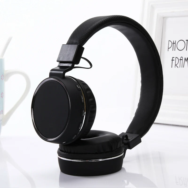 Bluetooth Kopfhörer/Headset SH17 Wireless Headphone TF-Karte 3.5 mm schwarz