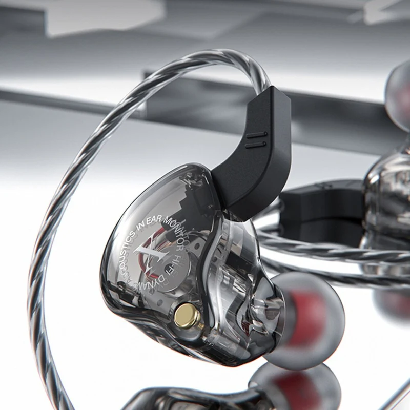 Original 3K X2 HD Professional HiFi Kopfhörer Headset Premium In-Ear Rot