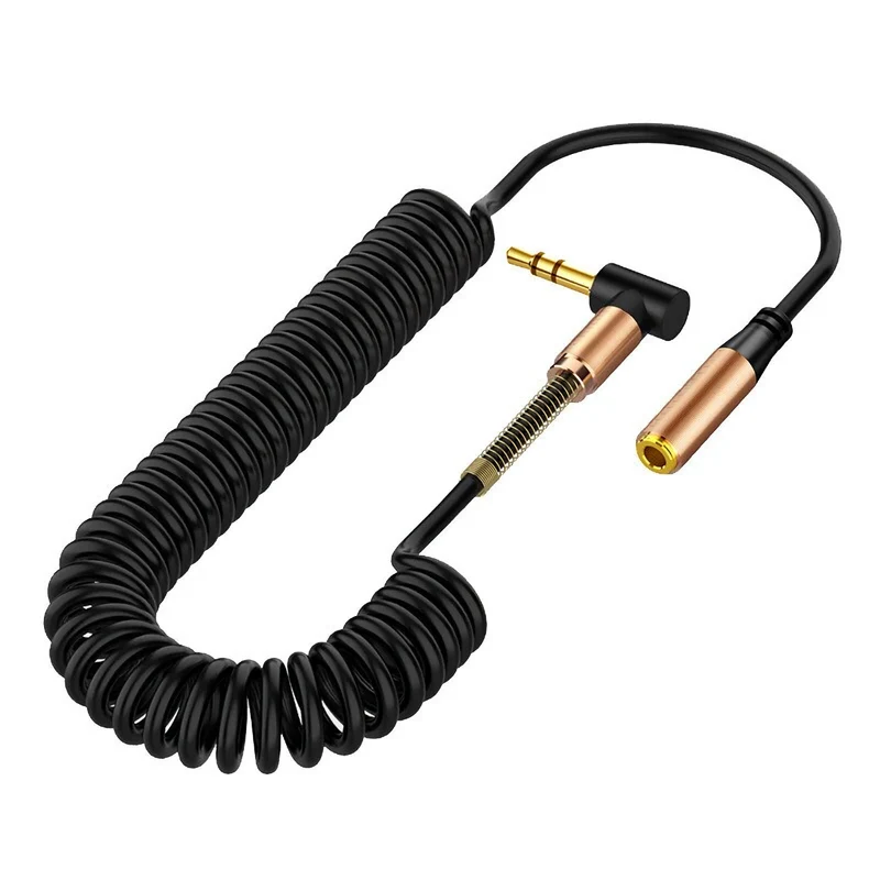 Kopfhörer Verlängerungskabel 0,5 - 1,5m 3,5mm Klinke Winkelstecker > Buchse