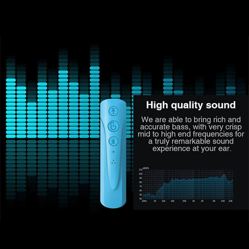 Mini Audio Bluetooth v4.2 Wireless Empfänger Musik Receiver Adapter 3.5mm AUX