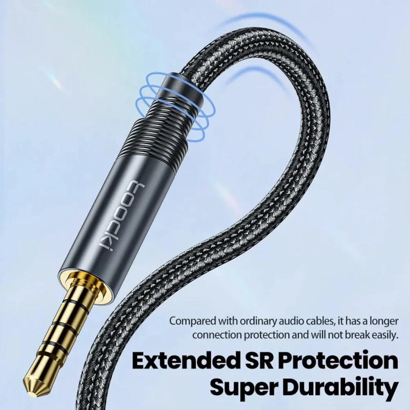 Toocki 3m Audio Stereo Kopfhörer Headset Verlängerung 4-polig 3,5mm Klinke