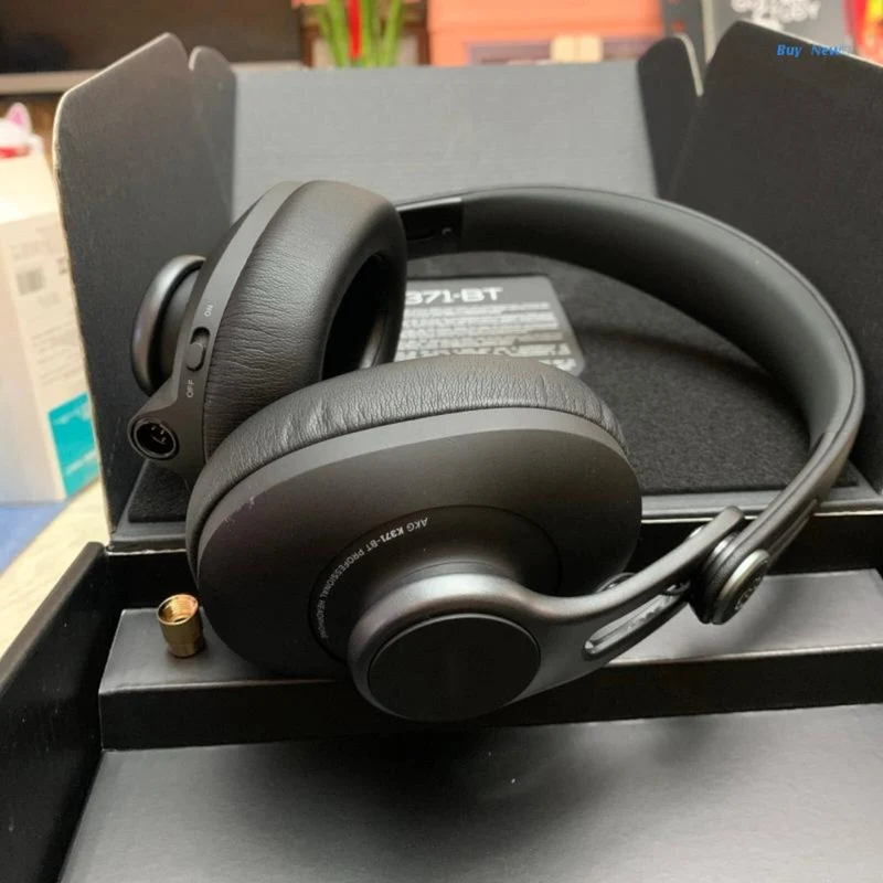 Ohrpolster für Kopfhörer AKG K361 K361BT K371 K371BT Kunstleder schwarz