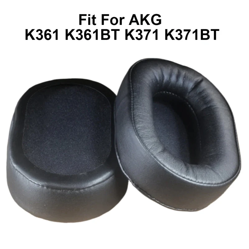 Ohrpolster für AKG Kopfhörer K361 K361BT K371 K371BT Kunstleder T2 schwarz