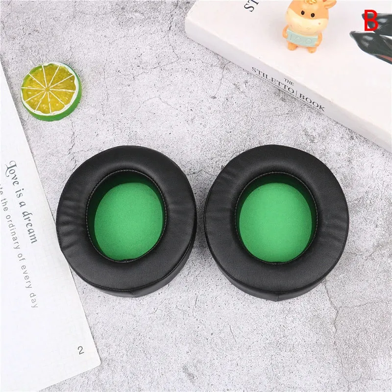 Ohrpolster Ear Pads für Razer Kraken Pro 7.1 V2 Gaming Headset schwarz grün