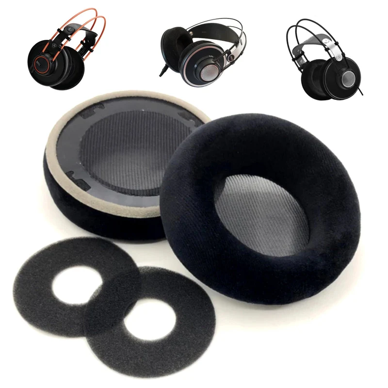 Velour Ohrpolster Kopfhörer AKG K601 K701 K702 Q701 K612 K712 pro