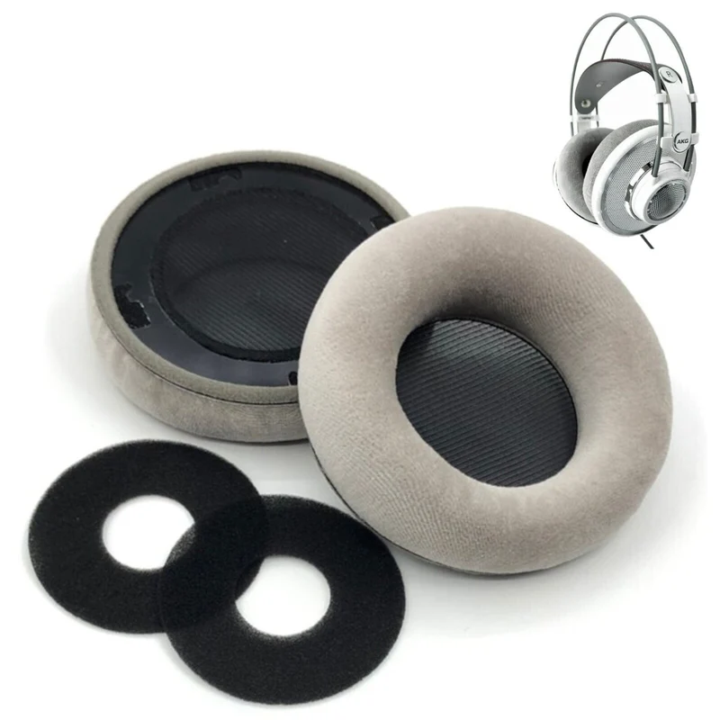 Velour Ohrpolster Kopfhörer AKG K601 K701 K702 Q701 K612 K712 pro