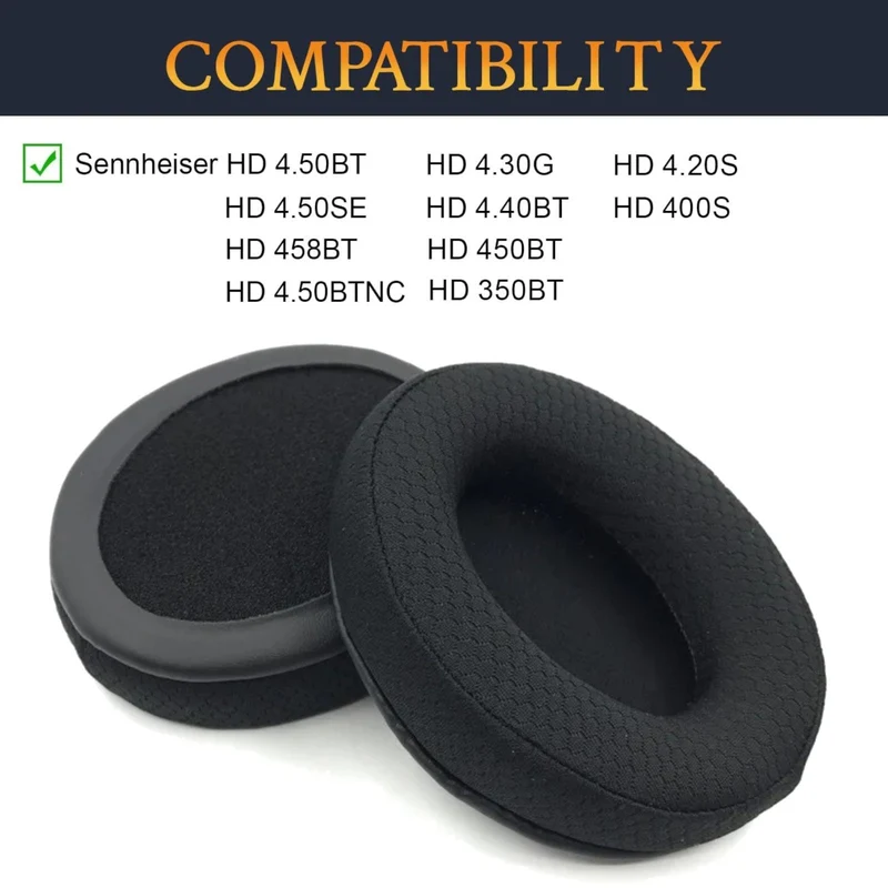 Ohrpolster Sennheiser Kopfhörer HD4.20 HD4.30 HD4.40 HD4.50 HD350BT Mesh
