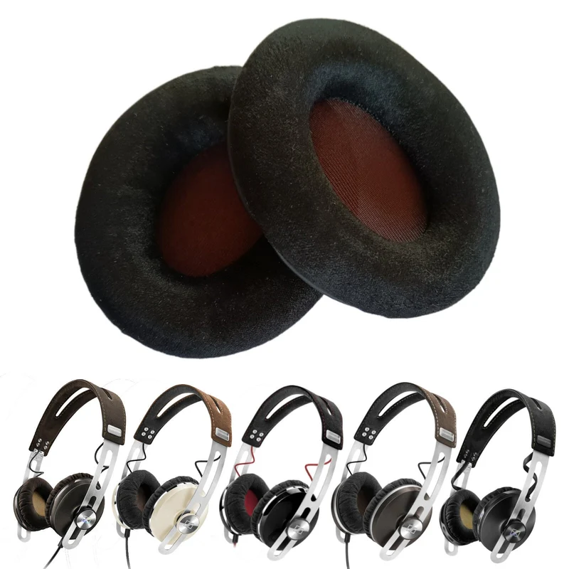 Ohrpolster für Sennheiser Kopfhörer Momentum On Ear Velour Braun