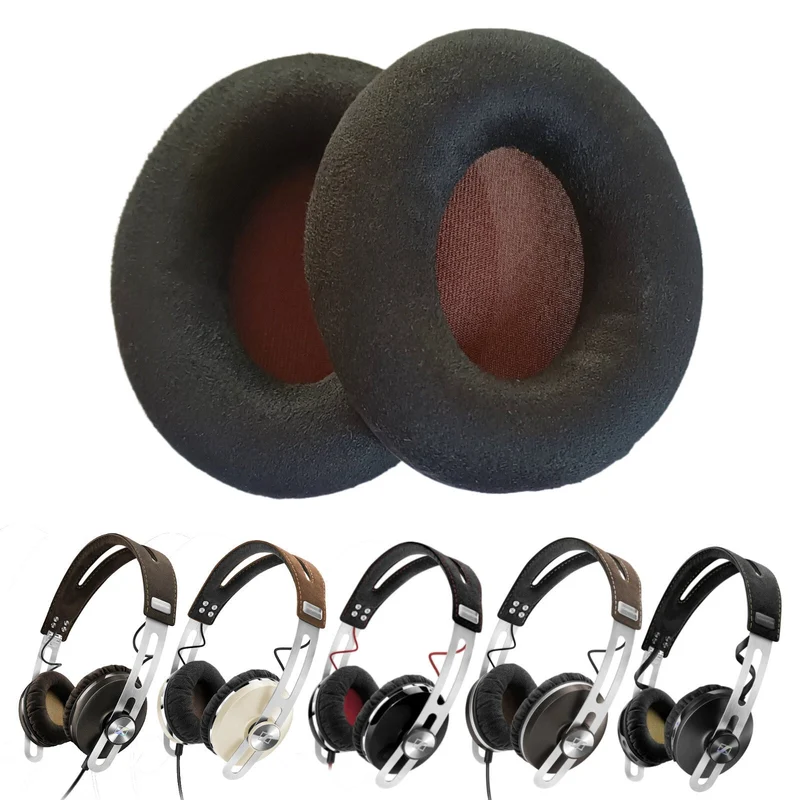 Ohrpolster für Sennheiser Kopfhörer Momentum On Ear Velour Braun