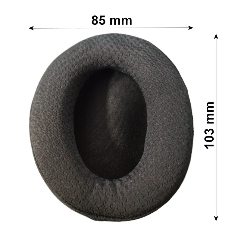 Ohrpolster für AKG Kopfhörer K361 K361BT K371 K371BT Mesh Stoff schwarz