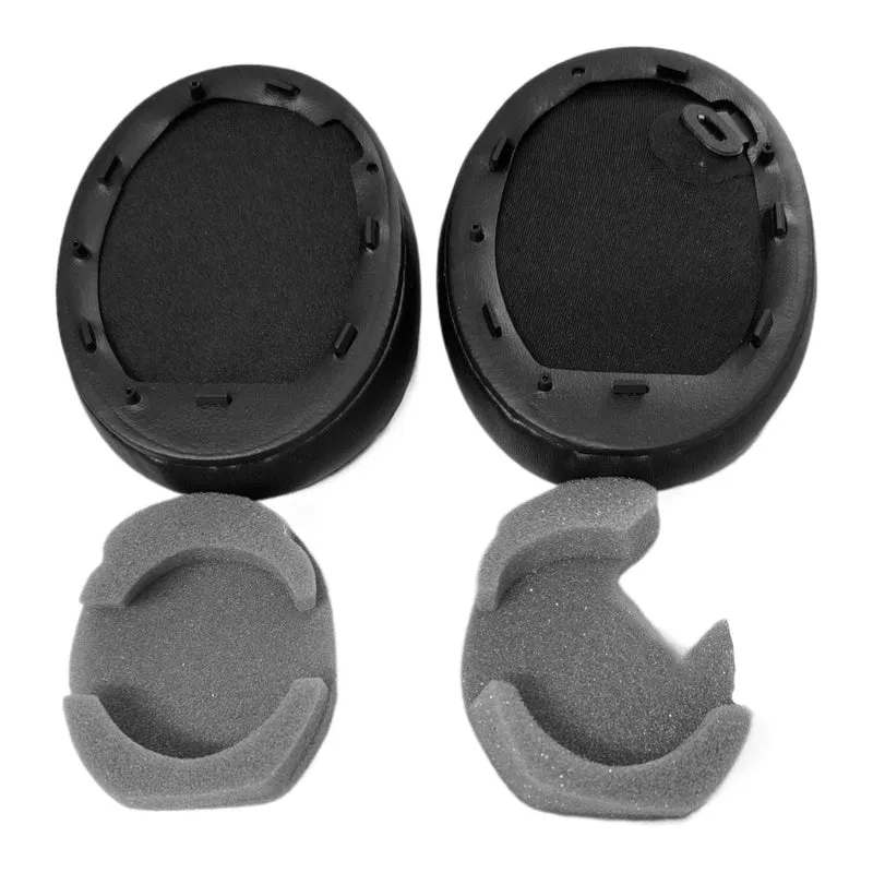 Ohrpolster für SONY WH-1000XM4 Schwarz Kopfhörer (WH1000XM4) Headphones
