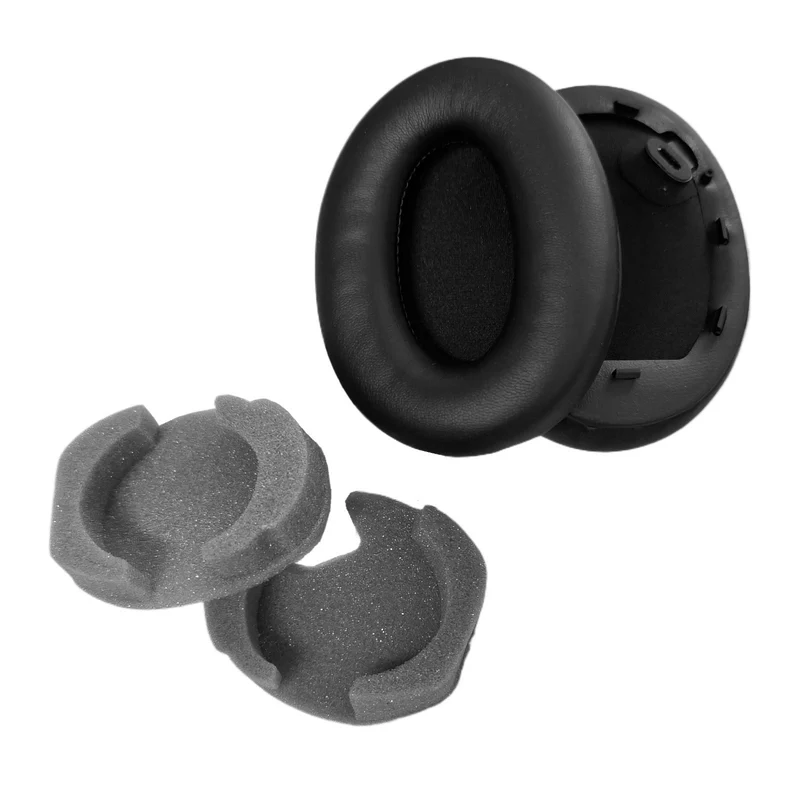 Ohrpolster für SONY WH-1000XM4 Schwarz Kopfhörer (WH1000XM4) Headphones