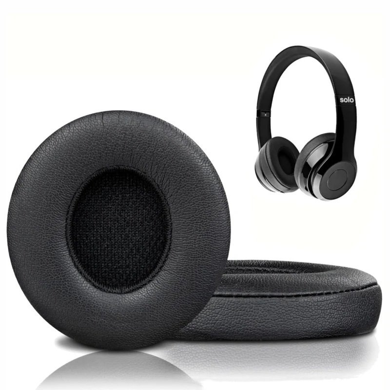 Ohrpolster für Beats by Dr. Dre Solo 2 und Solo 3 Wireless Kunstleder